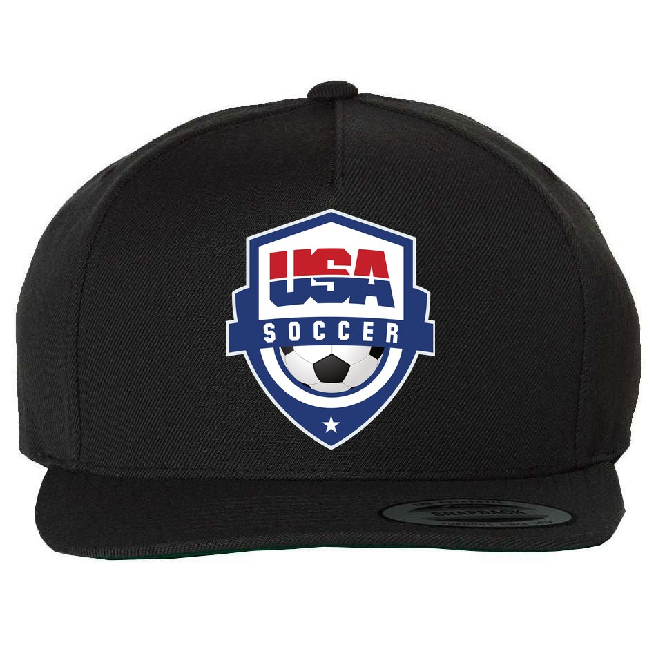 US Soccer Team USA Wool Snapback Cap
