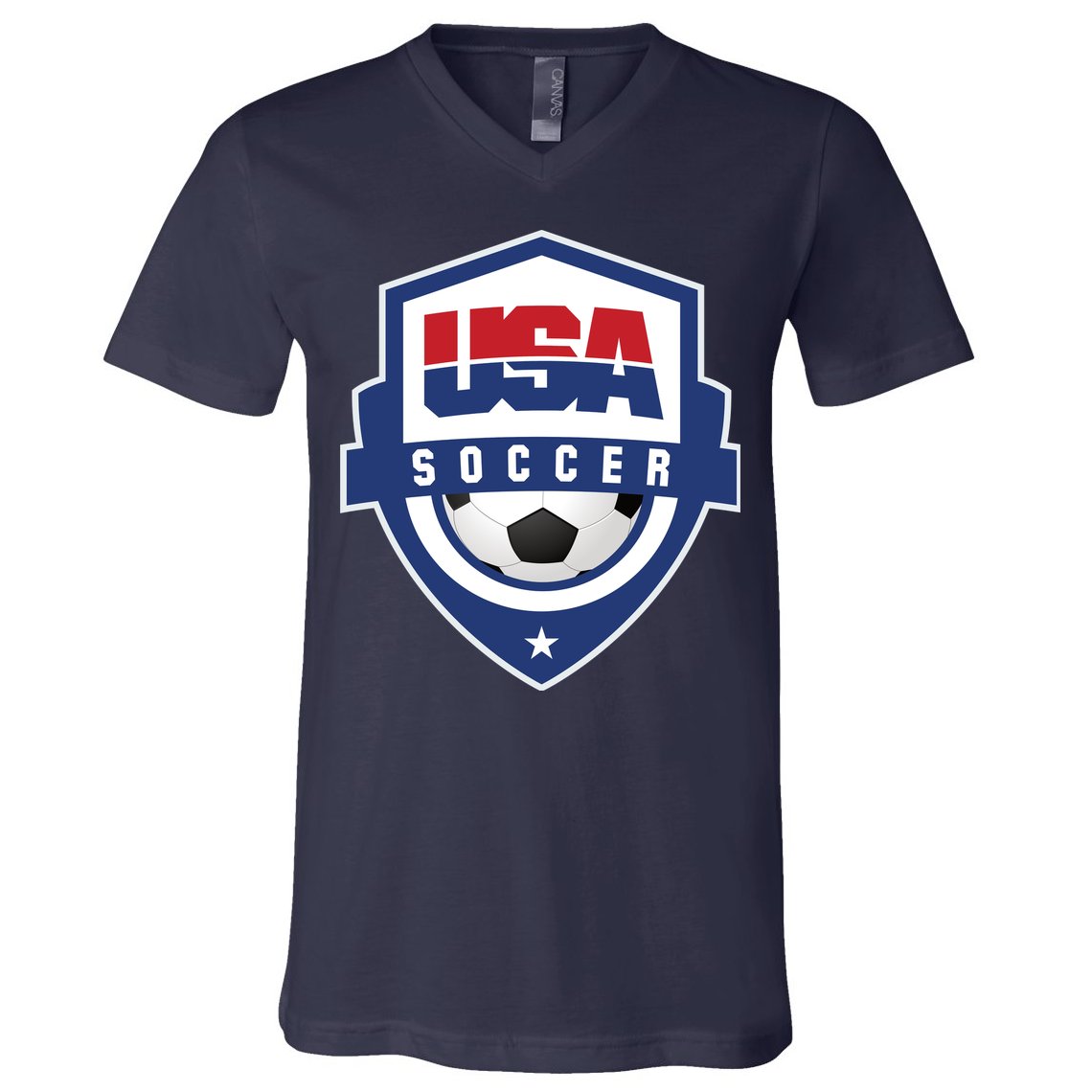 US Soccer Team USA V-Neck T-Shirt