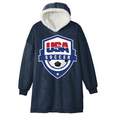 US Soccer Team USA Hooded Wearable Blanket