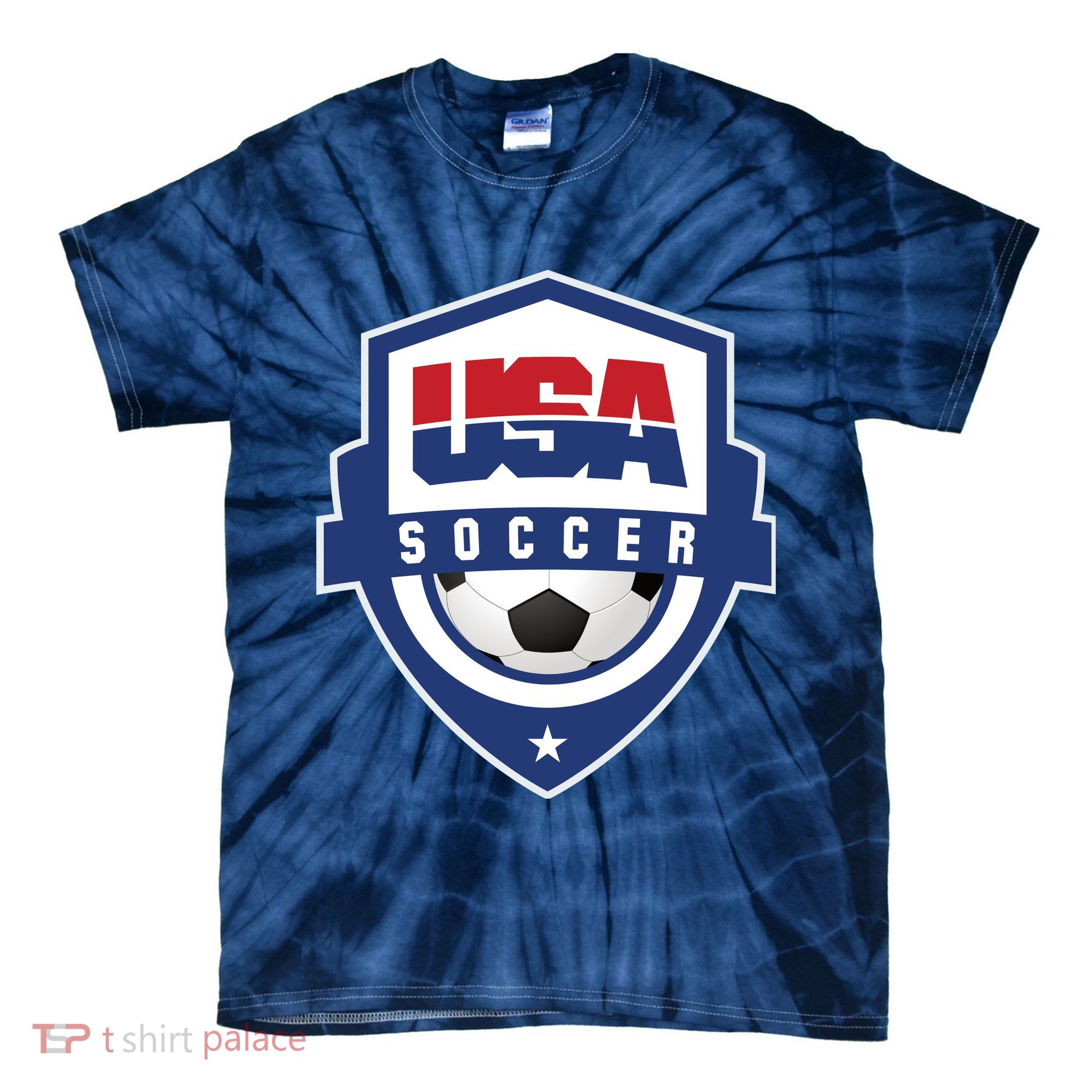 US Soccer Team USA Tie-Dye T-Shirt