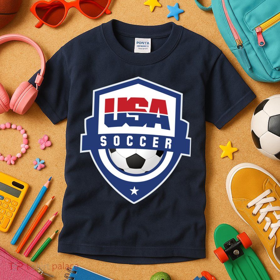 US Soccer Team USA Kids T-Shirt