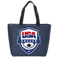 US Soccer Team USA Zip Tote Bag