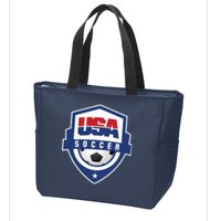 US Soccer Team USA Zip Tote Bag