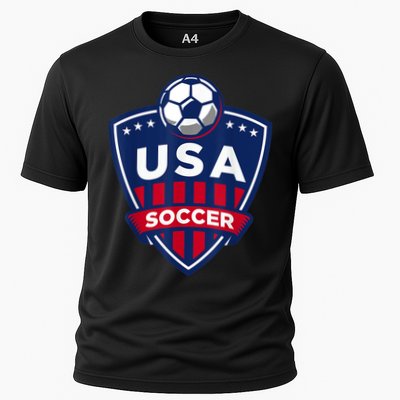 USA Soccer Team Support The Team Shirt USA Flag Football TShirt Performance Shirt