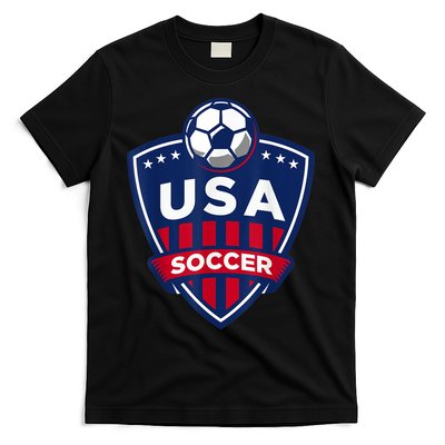 USA Soccer Team Support The Team Shirt USA Flag Football TShirt T-Shirt