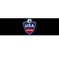 USA Soccer Team Support The Team Shirt USA Flag Football TShirt Bumper Sticker