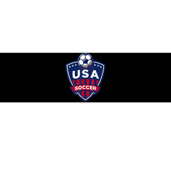 USA Soccer Team Support The Team Shirt USA Flag Football TShirt Bumper Sticker