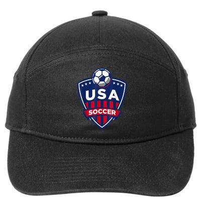 USA Soccer Team Support The Team Shirt USA Flag Football TShirt 7-Panel Snapback Hat