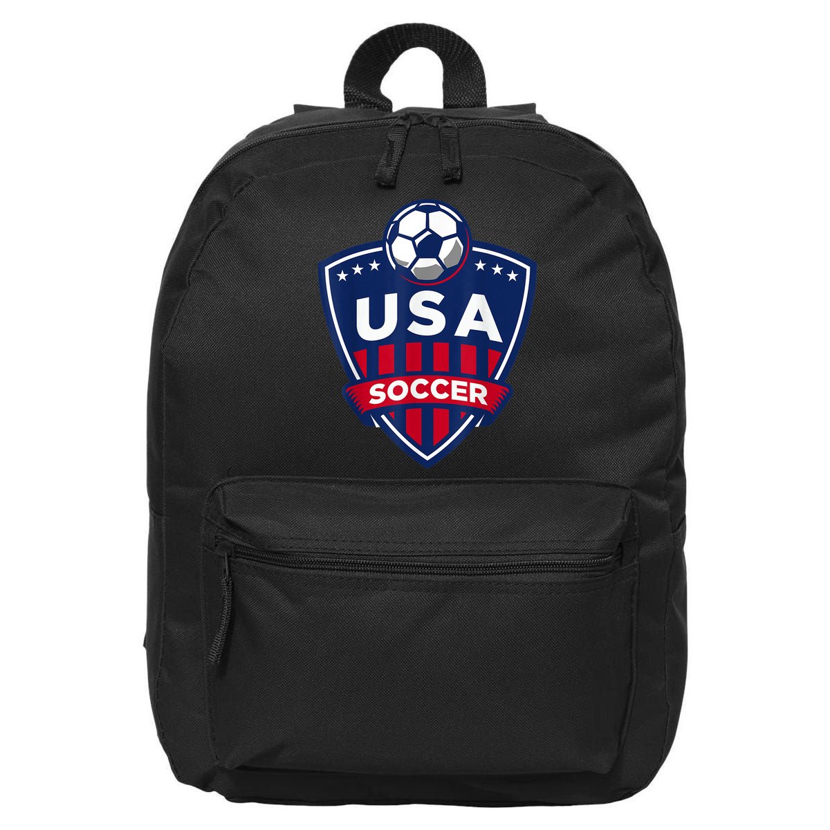 USA Soccer Team Support The Team Shirt USA Flag Football TShirt 16 in Basic Backpack