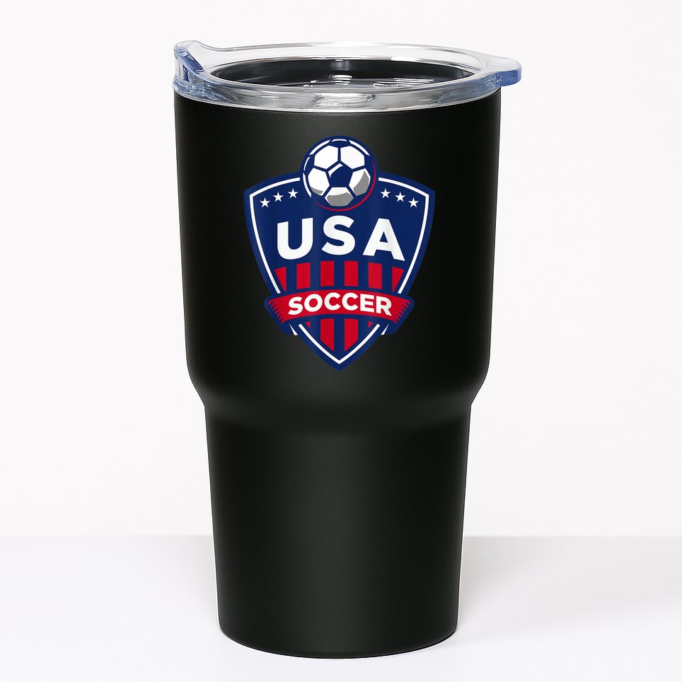 USA Soccer Team Support The Team Shirt USA Flag Football TShirt Tumbler