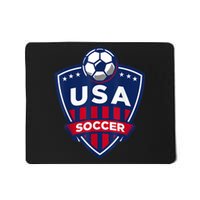 USA Soccer Team Support The Team Shirt USA Flag Football TShirt Mousepad