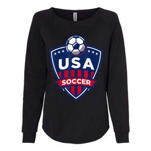 USA Soccer Team Support The Team Shirt USA Flag Football TShirt Womens California Wash Sweatshirt