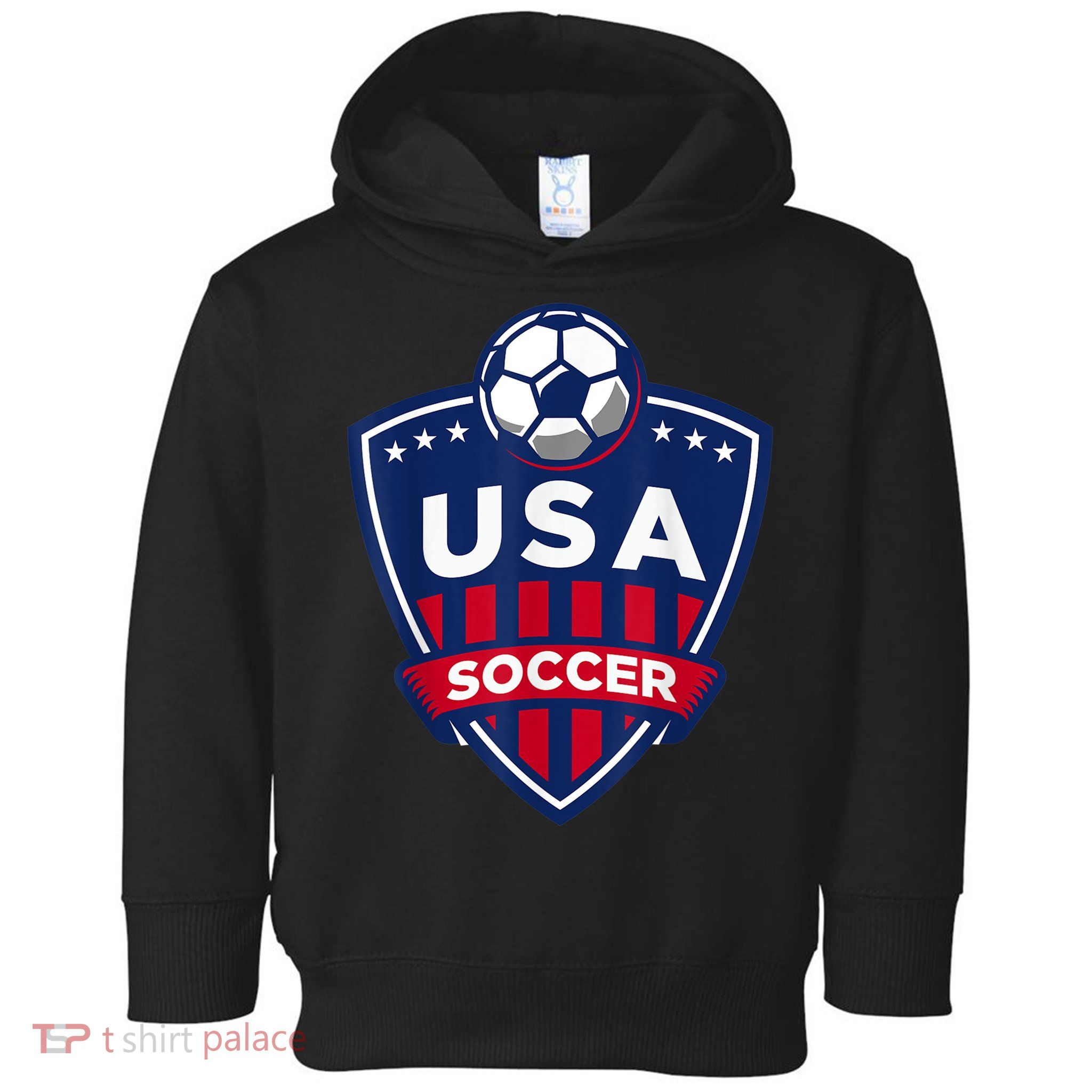 USA Soccer Team Support The Team Shirt USA Flag Football TShirt Toddler Hoodie