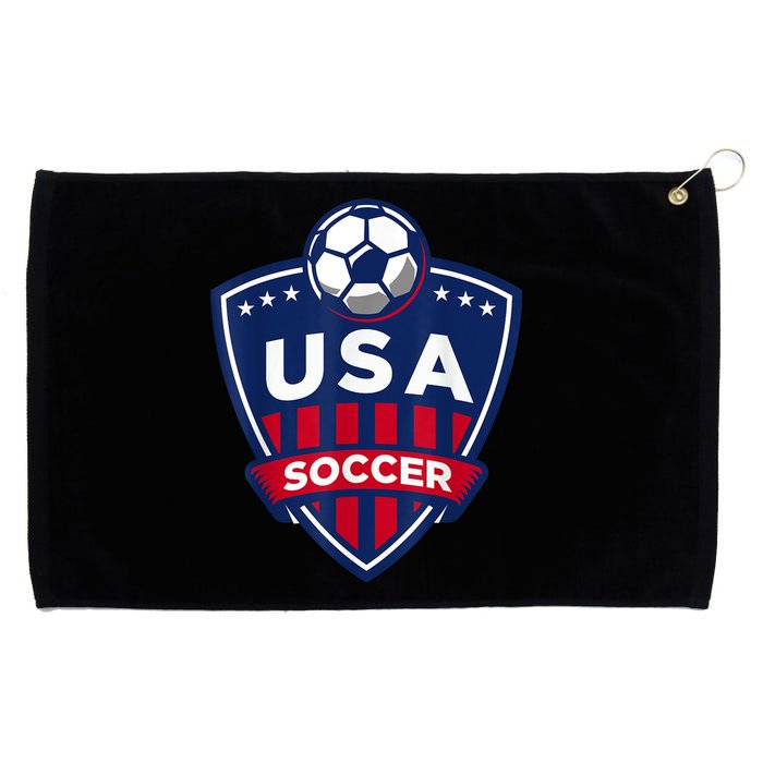 USA Soccer Team Support The Team Shirt USA Flag Football TShirt Grommeted Golf Towel