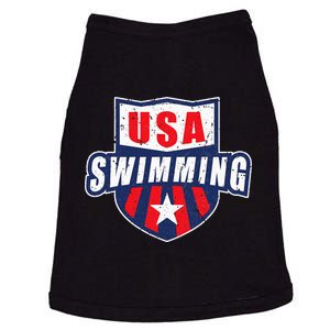 USA Swimming Team Sports Athlete US Swim Aquatic Design Doggie Tank