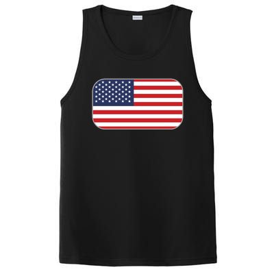 US Team Flag American Clothing For Sports Events PosiCharge Competitor Tank