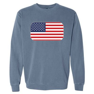 US Team Flag American Clothing For Sports Events Garment-Dyed Sweatshirt