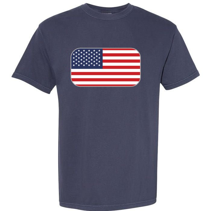 US Team Flag American Clothing For Sports Events Garment-Dyed Heavyweight T-Shirt