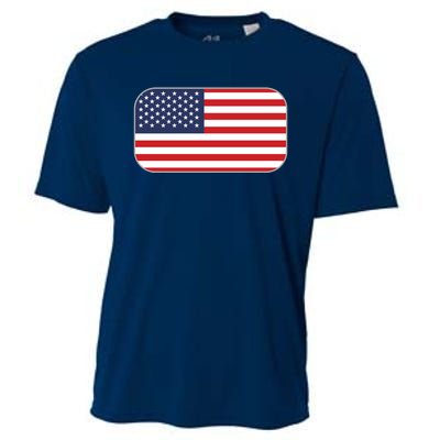 US Team Flag American Clothing For Sports Events Cooling Performance Crew T-Shirt