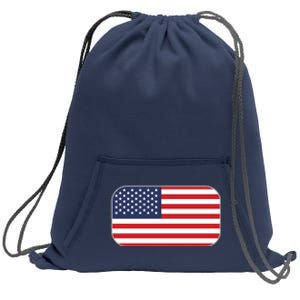 US Team Flag American Clothing For Sports Events Sweatshirt Cinch Pack Bag