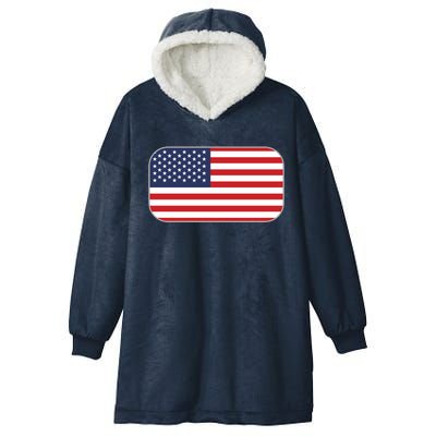 US Team Flag American Clothing For Sports Events Hooded Wearable Blanket