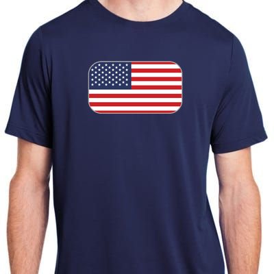 US Team Flag American Clothing For Sports Events Adult ChromaSoft Performance T-Shirt