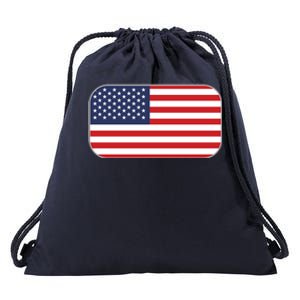 US Team Flag American Clothing For Sports Events Drawstring Bag