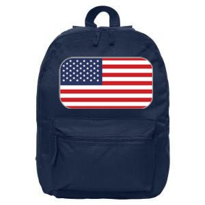 US Team Flag American Clothing For Sports Events 16 in Basic Backpack