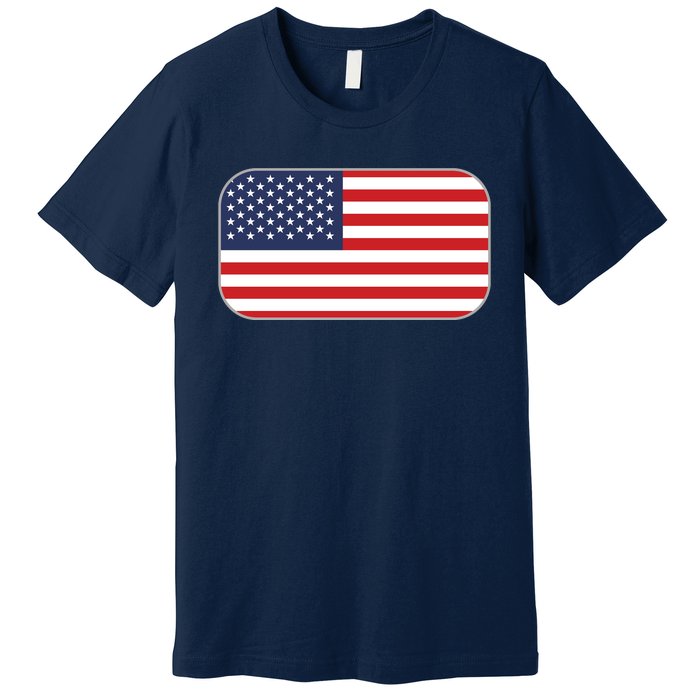 US Team Flag American Clothing For Sports Events Premium T-Shirt