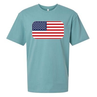 US Team Flag American Clothing For Sports Events Sueded Cloud Jersey T-Shirt