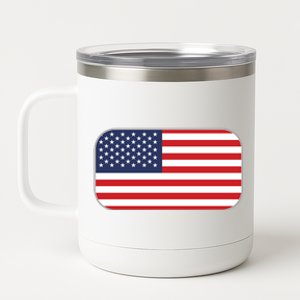 US Team Flag American Clothing For Sports Events 12 oz Stainless Steel Tumbler Cup