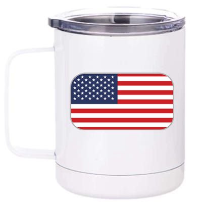 US Team Flag American Clothing For Sports Events 12 oz Stainless Steel Tumbler Cup