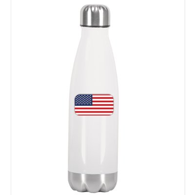 US Team Flag American Clothing For Sports Events Stainless Steel Insulated Water Bottle