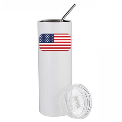 US Team Flag American Clothing For Sports Events Stainless Steel Tumbler