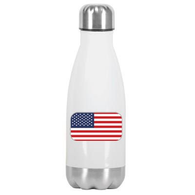 US Team Flag American Clothing For Sports Events Stainless Steel Insulated Water Bottle