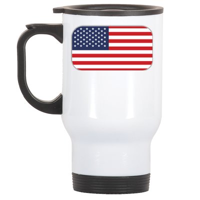 US Team Flag American Clothing For Sports Events Stainless Steel Travel Mug