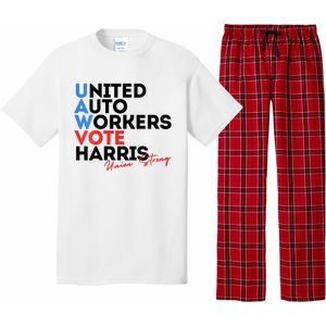 Union Strong Uaw For Harris 2024 Pajama Set