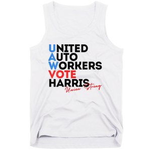 Union Strong Uaw For Harris 2024 Tank Top