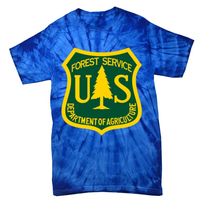 United States Us Forest Service Departt Of Agriculture Gift Tie-Dye T-Shirt