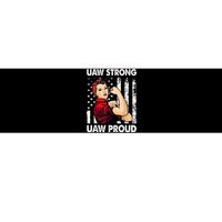 UAW Strong UAW Proud Union Pride UAW Laborer Worker Bumper Sticker