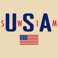 Usa Swim  Usa Summer Swimming 2024 Games Drawstring Bag