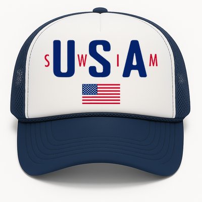 Usa Swim  Usa Summer Swimming 2024 Games Trucker Hat