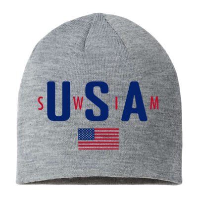 Usa Swim  Usa Summer Swimming 2024 Games Sustainable Beanie