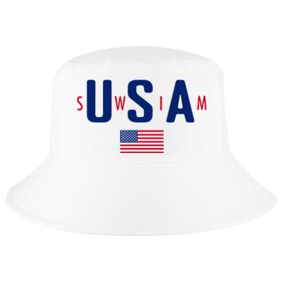 Usa Swim  Usa Summer Swimming 2024 Games Cool Comfort Performance Bucket Hat