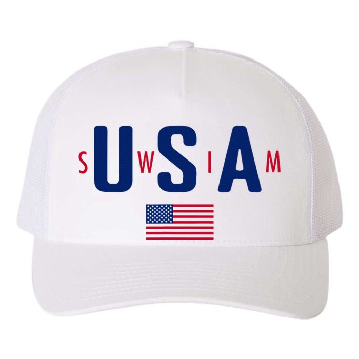 Usa Swim  Usa Summer Swimming 2024 Games Yupoong Adult 5-Panel Trucker Hat