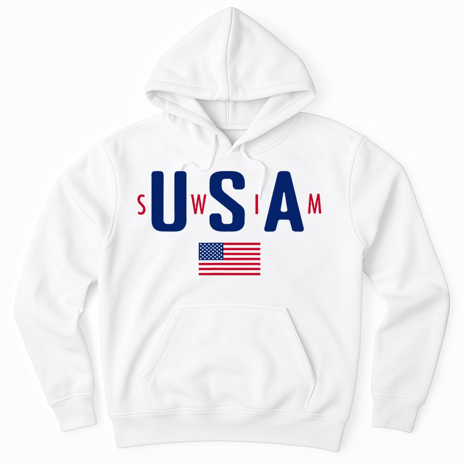 Usa Swim  Usa Summer Swimming 2024 Games Hoodie