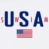 Usa Swim  Usa Summer Swimming 2024 Games Tall T-Shirt