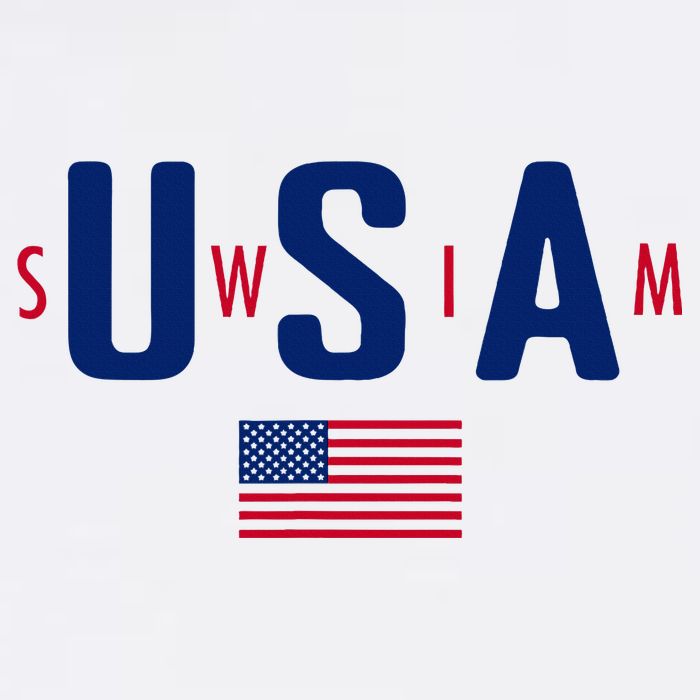 Usa Swim  Usa Summer Swimming 2024 Games Tall T-Shirt