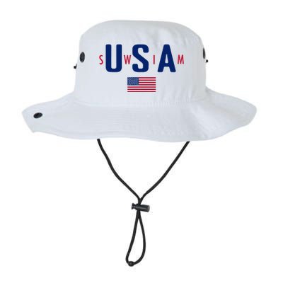 Usa Swim  Usa Summer Swimming 2024 Games Legacy Cool Fit Booney Bucket Hat