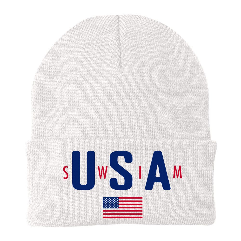 Usa Swim  Usa Summer Swimming 2024 Games Beanie